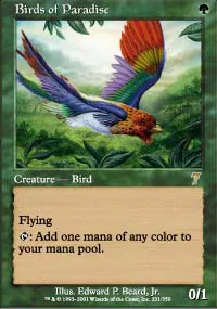極楽鳥 (Birds of Paradise) / 7ED / 日本語版 / R #231 / 緑