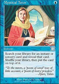 神秘の教示者 (Mystical Tutor) / 6ED / 日本語版 / U #83 / 青