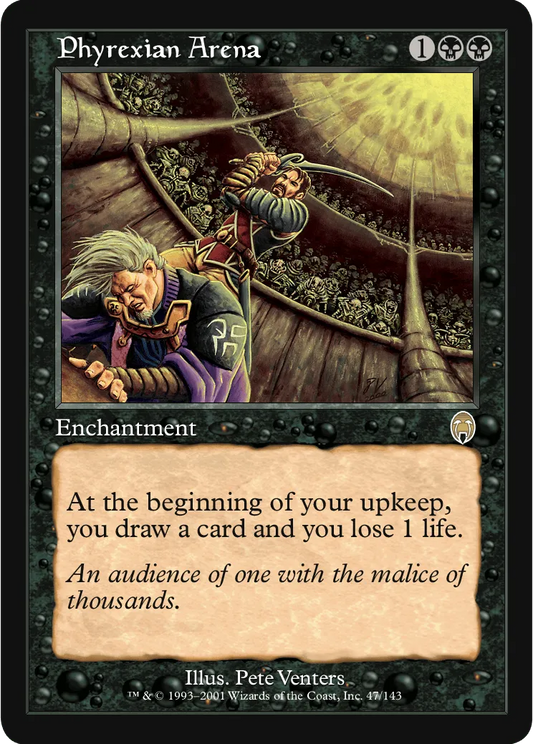 ファイレクシアの闘技場 (Phyrexian Arena) / APC / 日本語版 / R #47 / 黒
