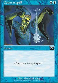 対抗呪文 (Counterspell) / 6ED / 日本語版 / C #61 / 青